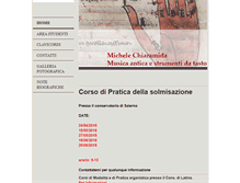 Tablet Screenshot of michelechiaramida.com